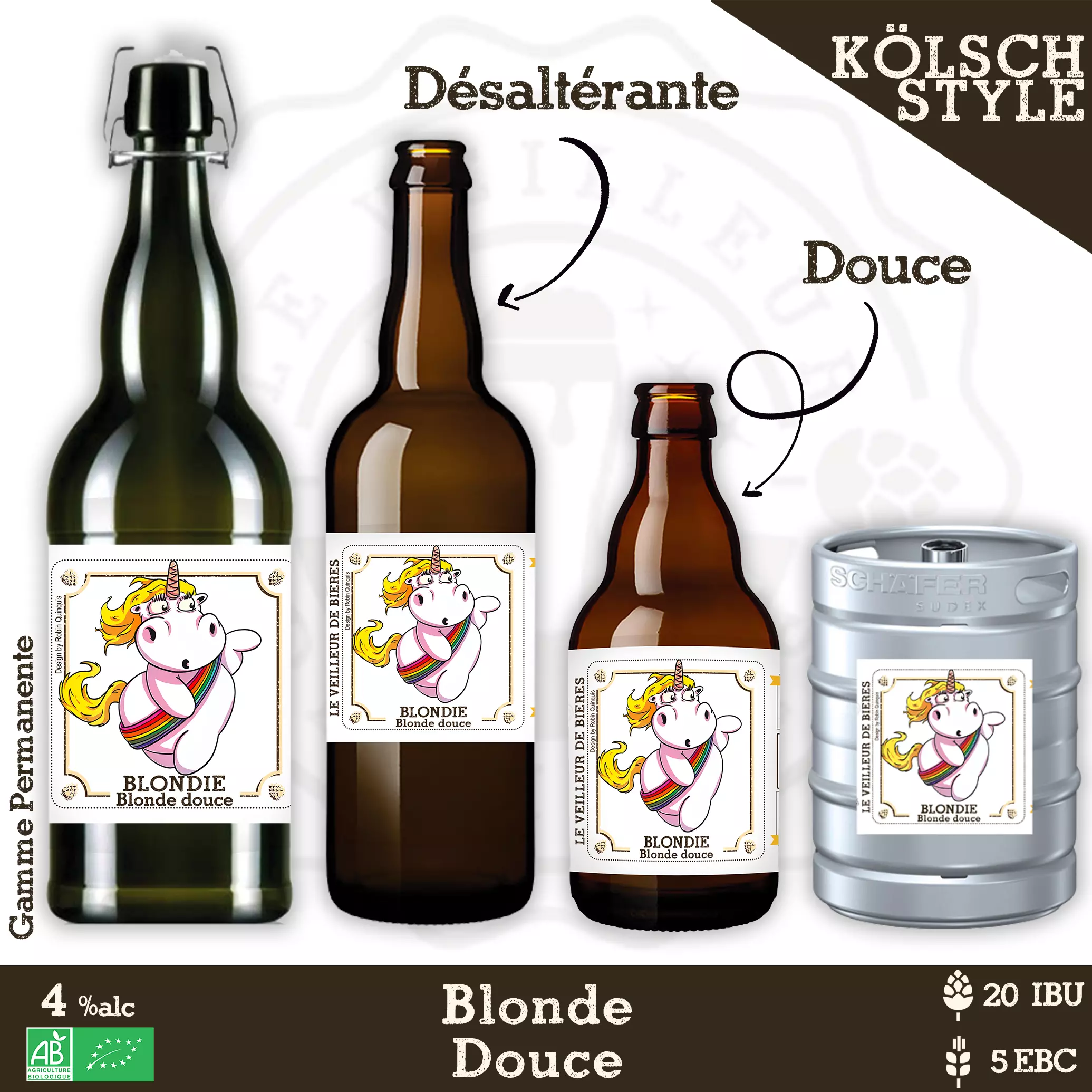 La muretaine Blondie le veilleur de bières