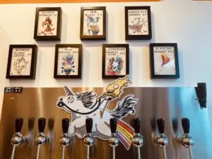 La licorne tireuse le veilleur de bières